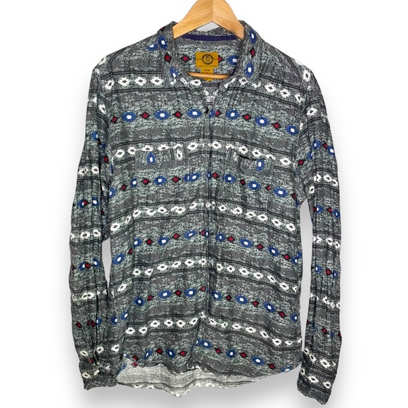 Stapleford Workwear Of The State Mens Aztec Western Country Brushpopper Flannel - Picture 1 of 4